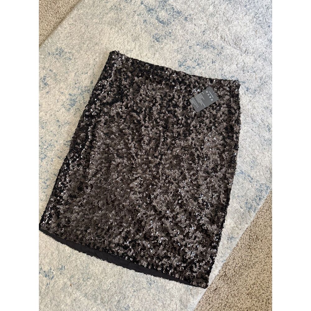 NWT Vision for Innovation black Sequin skirt